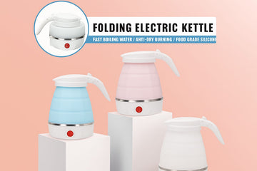 Foldable Silicone Electric Kettle 600–800 ml capacity