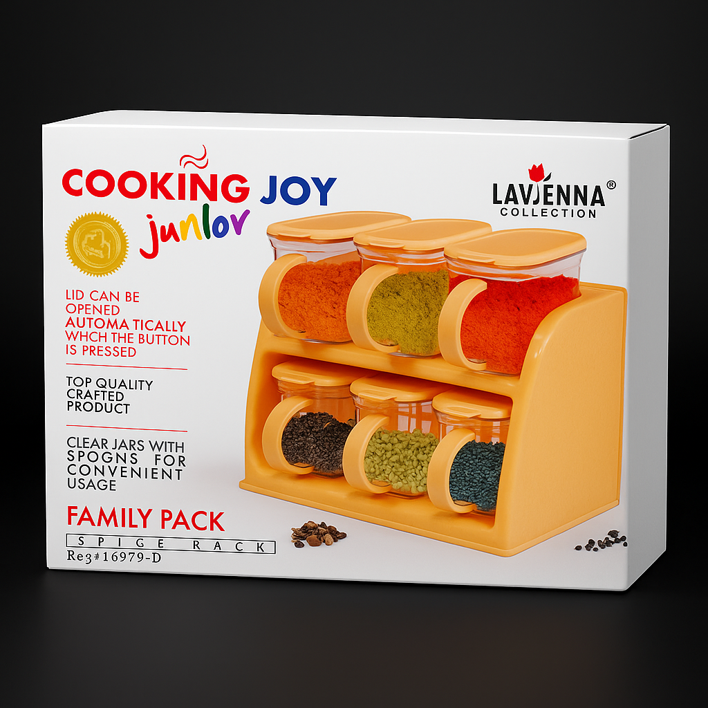 Cooking Joy Junior Spice Rack – Family Pack