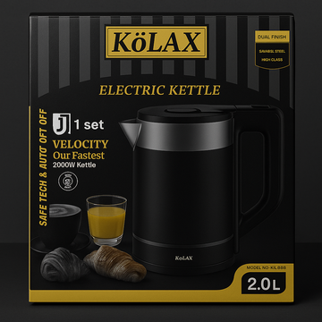 KOLAX Velocity Electric Kettle (Model KL-885) Capacity : 2.0 Liters