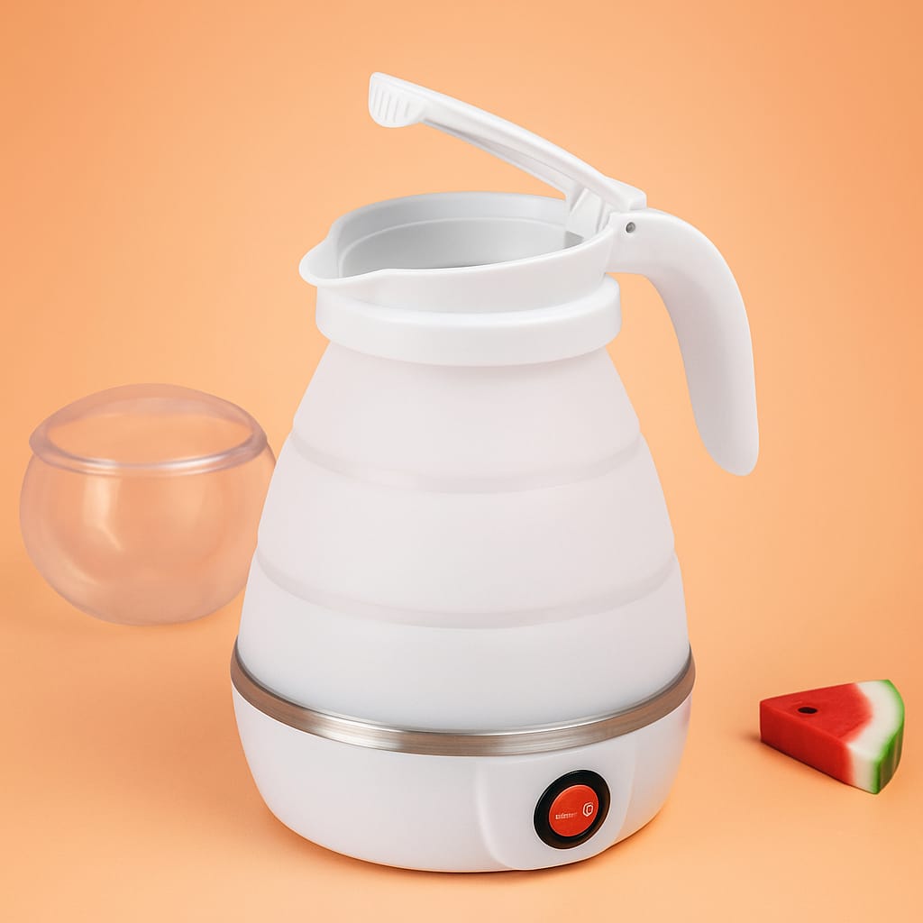 Foldable Silicone Electric Kettle 600–800 ml capacity